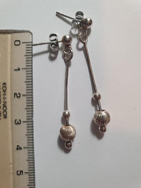 Strieborné náušnice, 