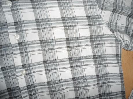 Bielo - siva chlapcenska kosela, fishbone,m