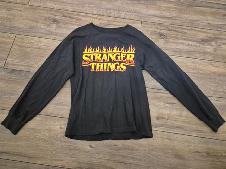 Tričko stranger things 2x obleč., h&m,164
