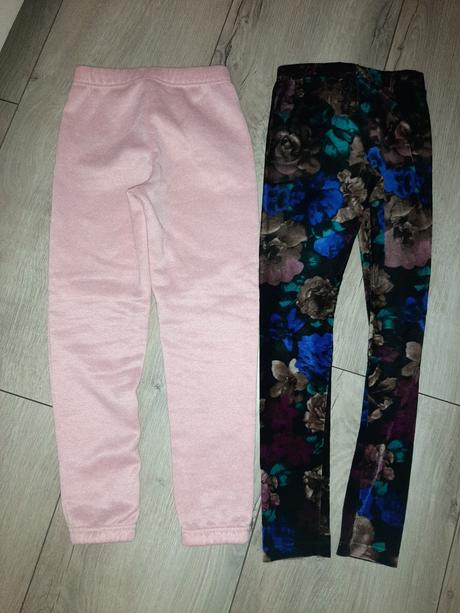 Saténové legínky h&m+ tepláčky zdarma, h&m,134