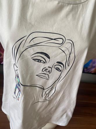 Biele tricko orsay hlava, orsay,m