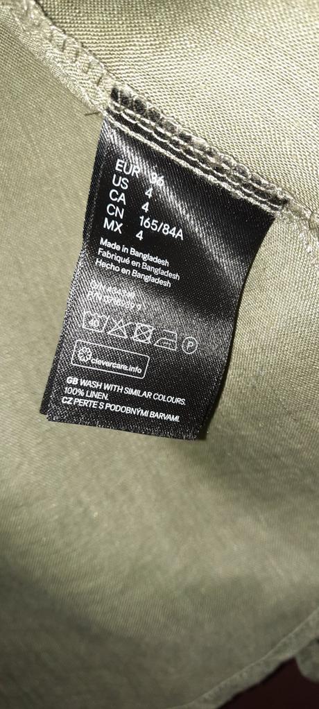 Lanova khaki kosela, h&m,s