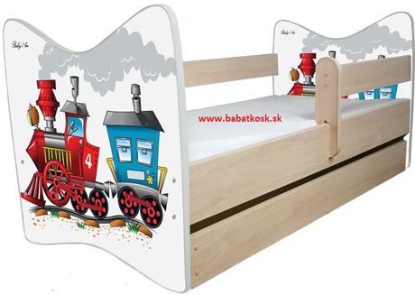 Detská posteľ oskar 140x 70+ matrac, šírka (cm): 70,dĺžka (cm): 140