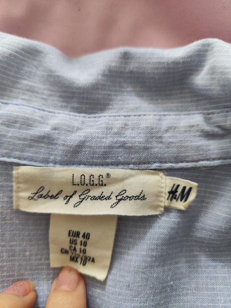 Ľanová blúzka, h&m,40