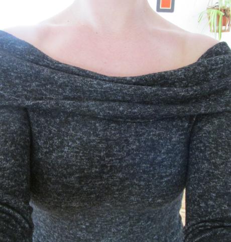 Asymetrické čiernosivé šaty, s / xs