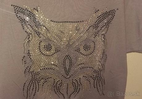 Tričko so sovou, amisu,s