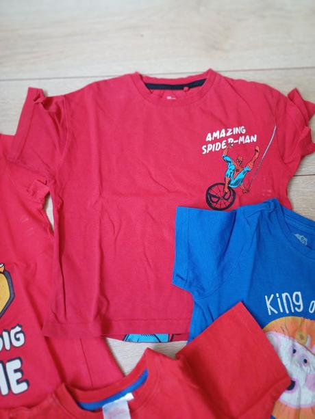 6 kusov tričiek, kids,110