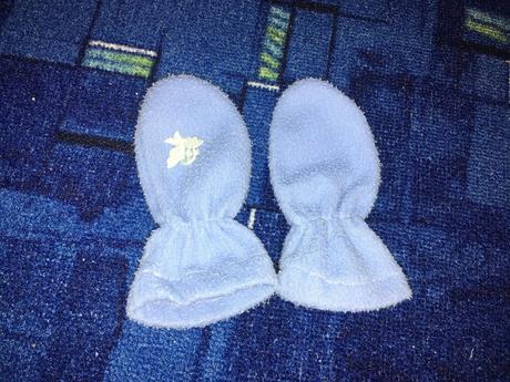 4x pekné rukavičky 0-6 mesiacov na zimu, h&m,56