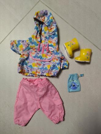 Baby born súprava do dažďa, 