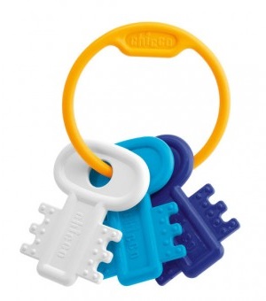 Chicco kľúče na hryzenie (modrá),