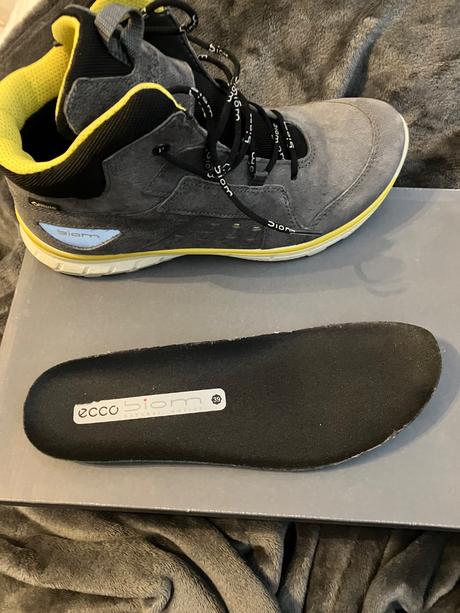 Goretex kožené členkové tenisky 38,5, ecco,38