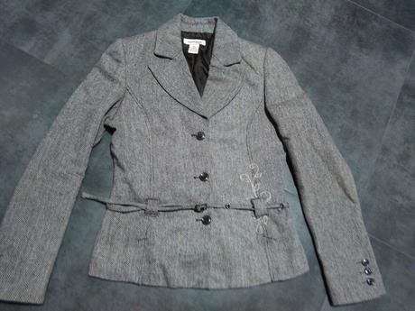 Prechodný kabát s opaskom, kenvelo,s