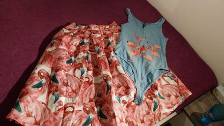 Sukňa plameniak s/m, s