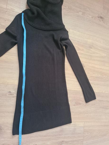 Svetrové rolákové šaty, h&m,xs