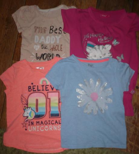 Trička 4ks, f&f,104