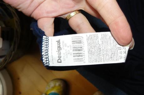 Tmavomodré šaty desigual, desigual,38