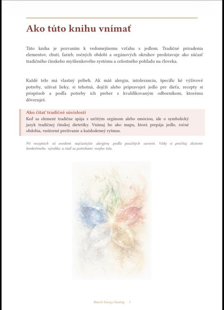 E-book stravovanie podľa 5 elementov, 