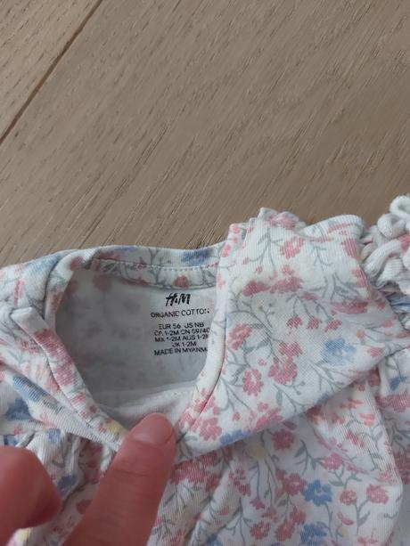 Body šaty z biobavlny- top stav, h&m,56