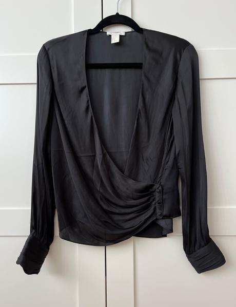 Saténová blúzka h&m, h&m,38