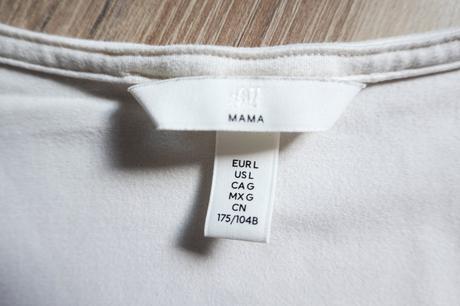Mäkké tehotenské tričko h&m mama, h&m,l