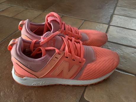Oranžové tenisky, new balance,38