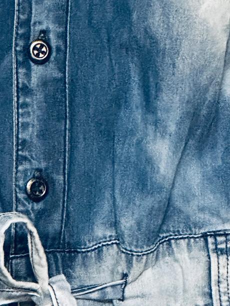 Denimový nohavicový overal zn. retro jeans oiginál, m