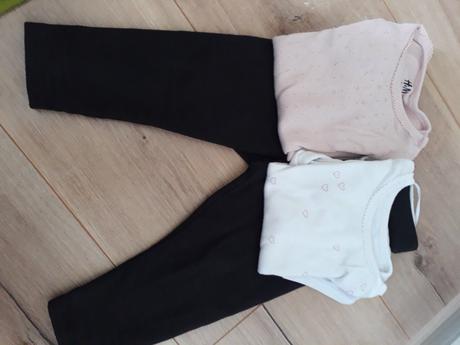 Balik oblecenia 2 x body a leginy, 68–80