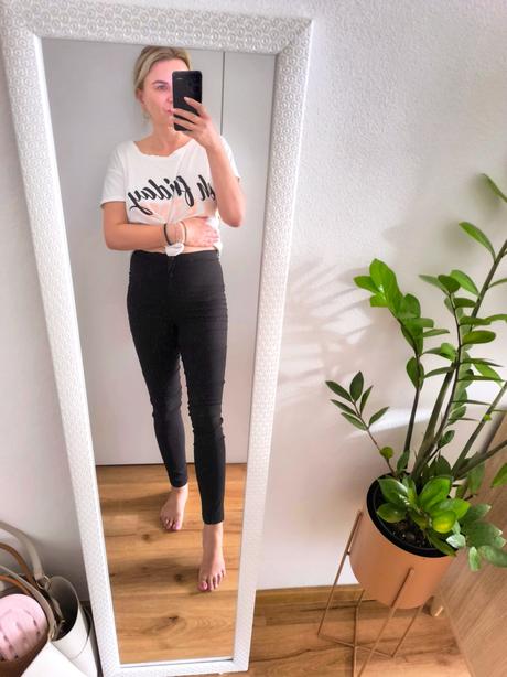 Čierne skinny nohavice, select,m