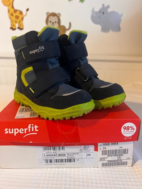 Kvalitné zimné topánky superfit veľkosť 26, superfit,26
