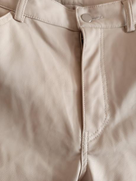Koženkové nohavice, h&m,44