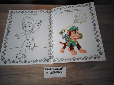 Tlapková patrola-omalovanky, 