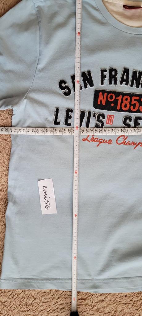 Modré tričko, levis,m