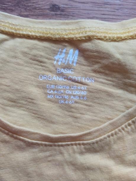 Tricko s motylimi rukavmi, h&m,110