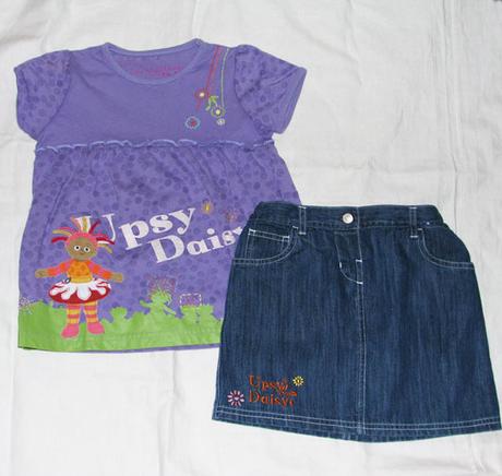 Komplet upsy daisy nenosený v 110/116, next,116