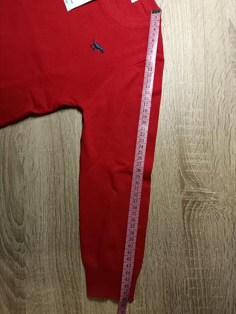 Červený detský sveter, sinsay,116