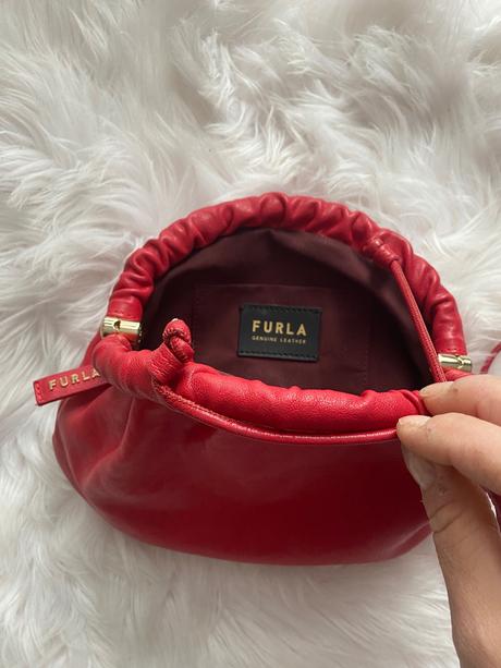 Kožená kabelka furla, furla