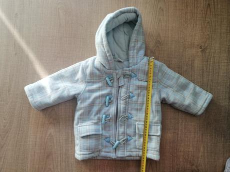 Plyšová bundička velkosť 9-12 mesiacov, 80
