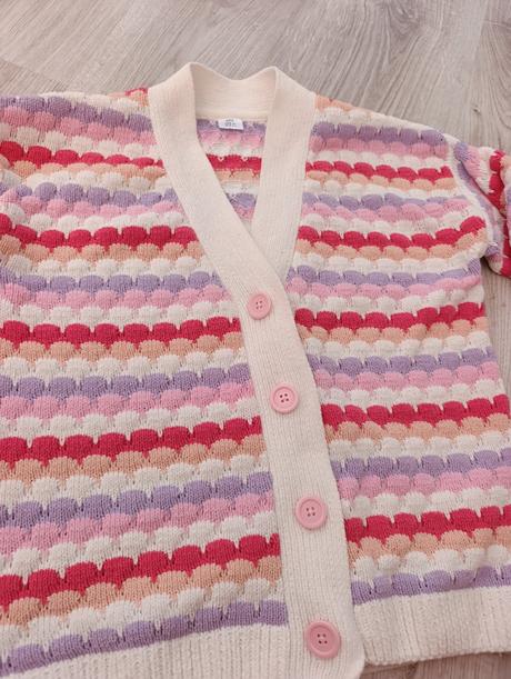 Farebný ženilkový sveter, 134