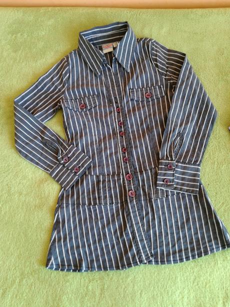 2x blúzka a čierny nátelník 140- 152, xs