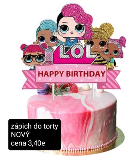 L.o.l párty dekorácie, 