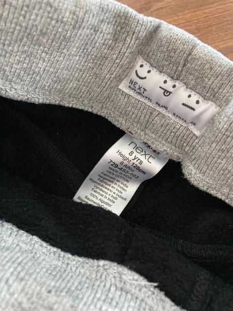 Tepláky s chlpkom 2ks, next,128