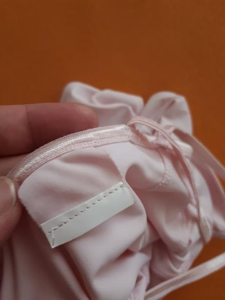 Bledoruzovy ramienkovy dres body na balet tanec, 116