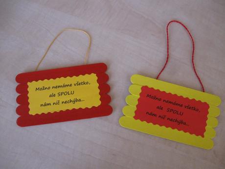 Ceduľka na zavesenie možno nemáme všetko,