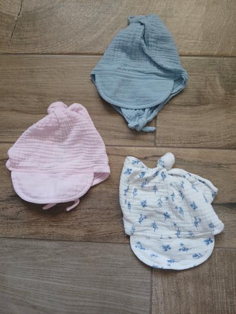 Detské mušelínové čiapky, 68