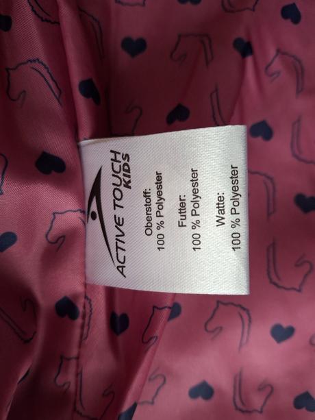 Dievčenská tmavomodrá vesta  -active touch., active,158