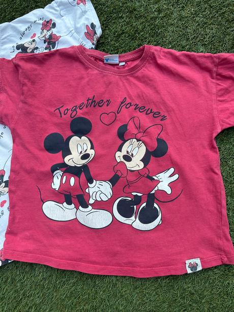 Tričká minnie a mickey 2 kusy, pepco,134