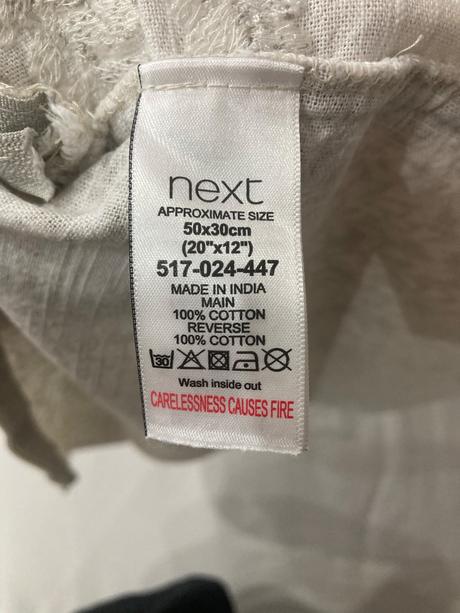 Obliecka na vankus next, šírka (cm): 50,dĺžka (cm): 30