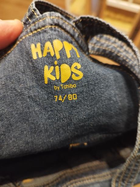 Rifľové nohavice zn. tchibo v. 74/80, tchibo,74