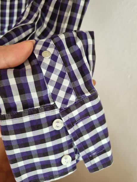 Fialová károvaná blúzka gant veľ. 36, gant,36