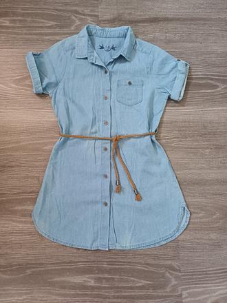 Riflové šaty/tunika, 128